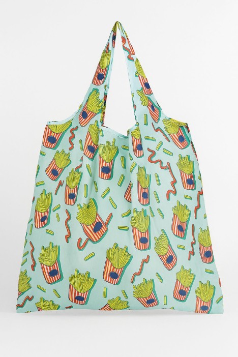 Сумка шоппер «French fries», blue 