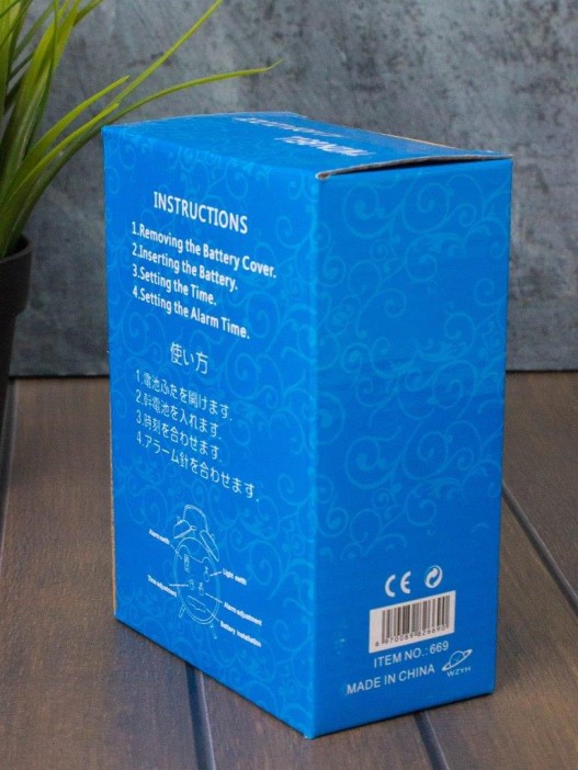 Часы-будильник «Voyage», pink (13,5х9,5 см) 