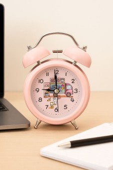 Часы-будильник «Voyage», pink