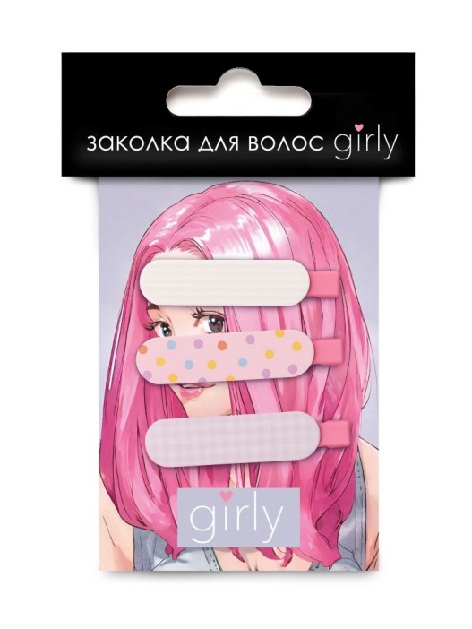 Заколка для волос GIRLY &quot;Pink nude&quot;, pink 