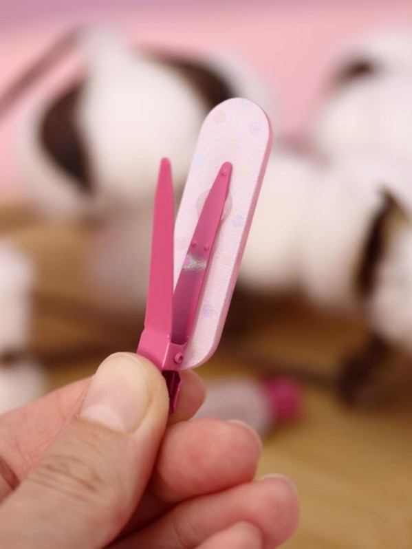 Заколка для волос GIRLY "Нежные узоры", розовый