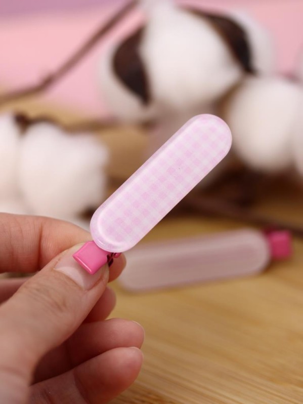 Заколка для волос GIRLY "Нежные узоры", розовый