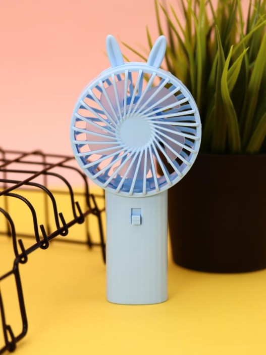 Портативный ручной вентилятор iLikeGift «Cute ears», blue 
