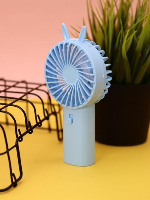 Портативный ручной вентилятор iLikeGift «Cute ears», blue 