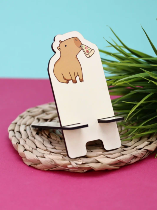 Подставка под телефон/планшет «Capybara pizza» 