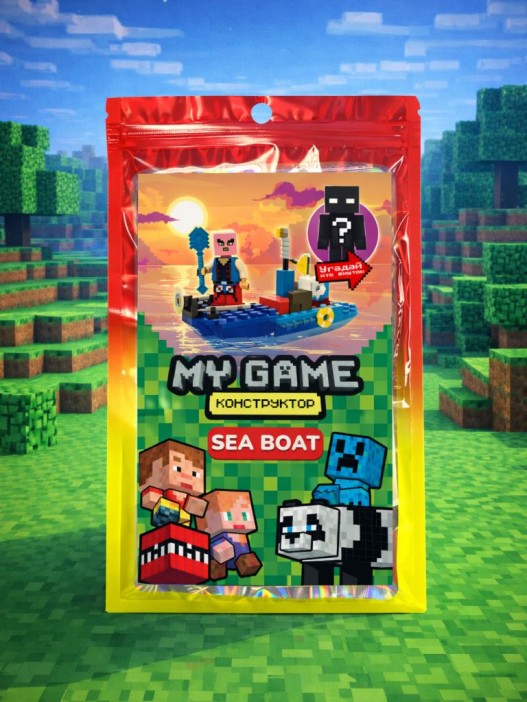 Набор для конструирования "Моя Игра. Морской кораблик", 125 деталей 