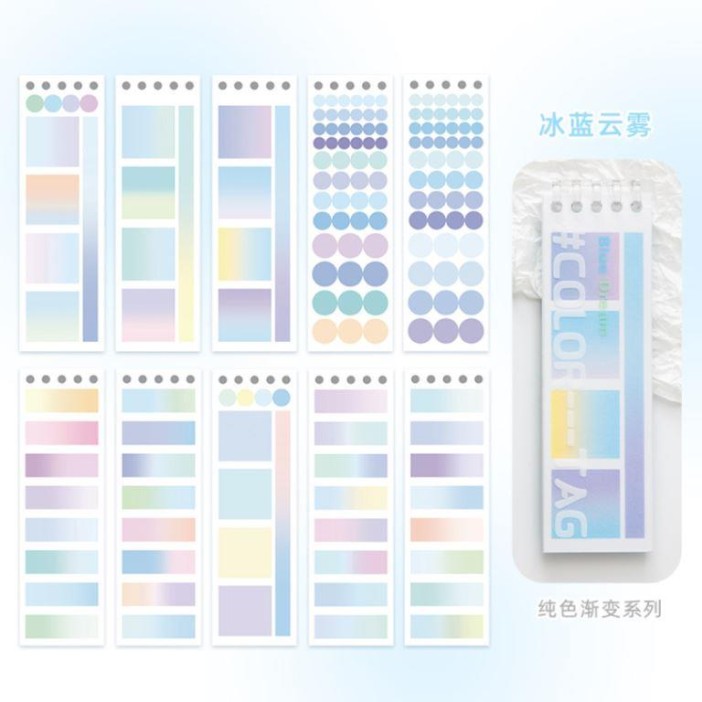 Набор стикеров &quot;Geometry&quot;, blue 