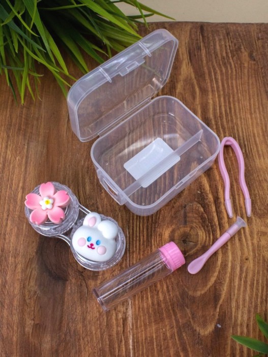 Контейнер для линз &quot;Summer friends&quot;, bunny 