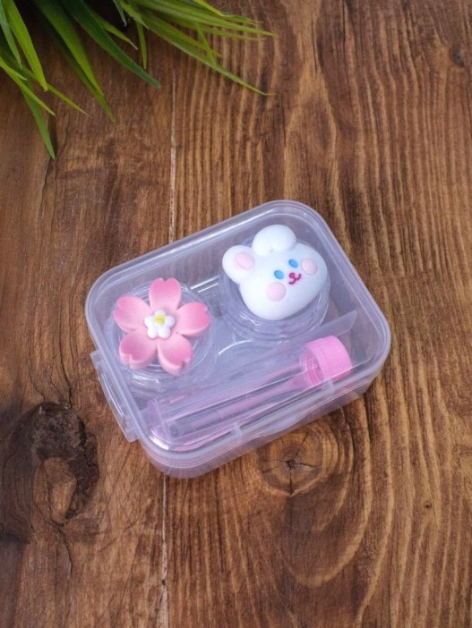 Контейнер для линз &quot;Summer friends&quot;, bunny 