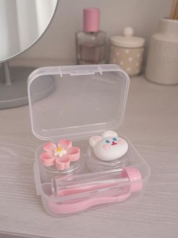 Контейнер для линз "Summer friends", bunny