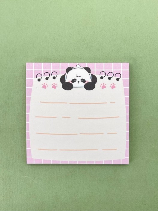 Блок стикер для записей &quot;Panda&quot;, pink 