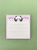 Блок стикер для записей "Panda", pink