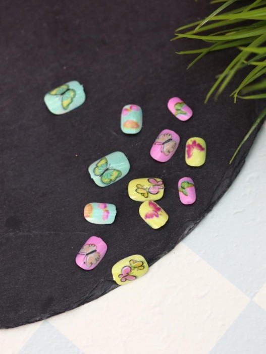 Накладные ногти GIRLY «Animals», 12 шт., с клеевыми пластинами 