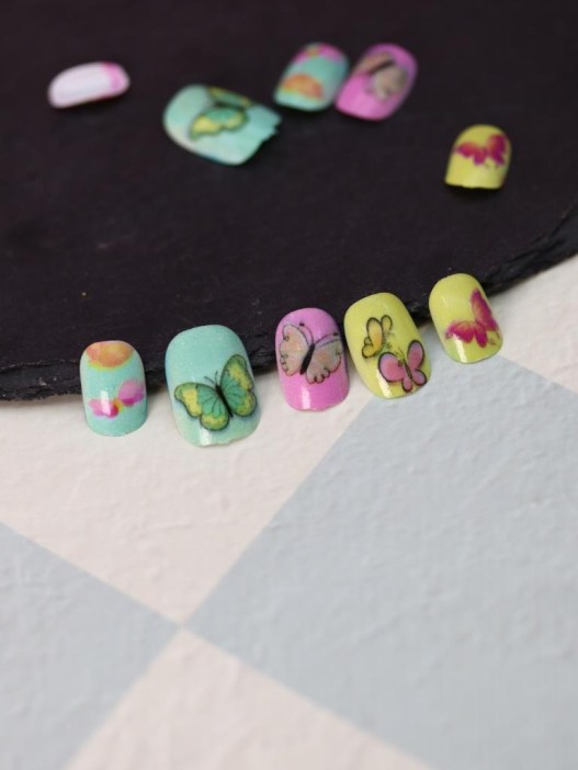 Накладные ногти GIRLY «Animals», 12 шт., с клеевыми пластинами 