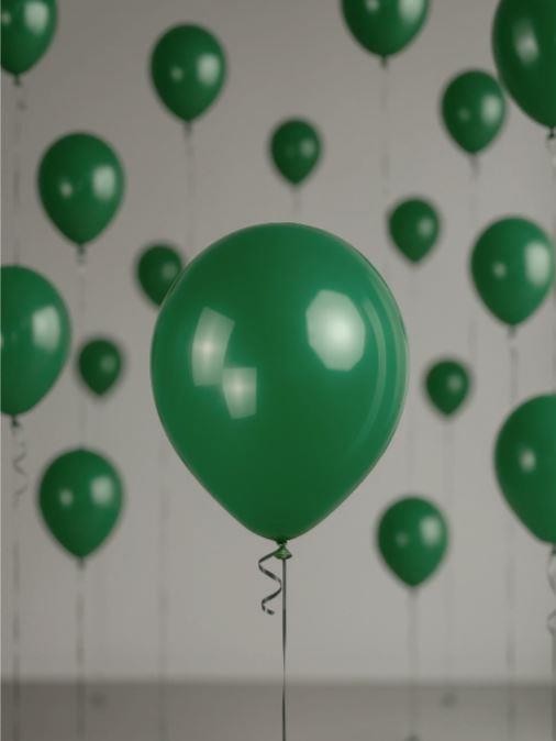 Набор воздушных шаров 10 шт. &quot;Timeless&quot;, forest green (25 см) 