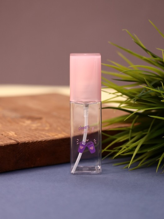 Дорожная бутылочка "Приветствие", розовая (50мл) 