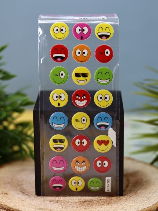 Наклейки &quot;Смайлы&quot;, mix, 7*17 см 