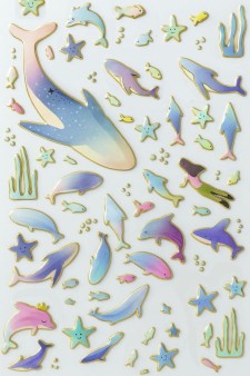 Наклейки "Sea whales"