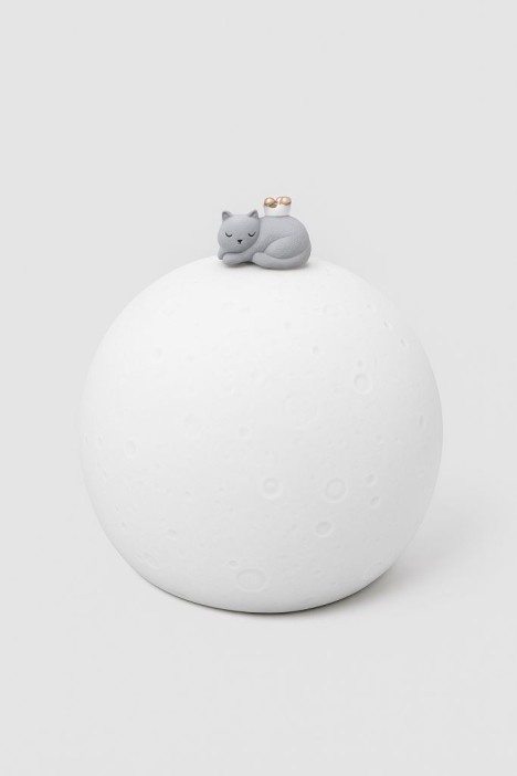 Ночник-антистресс &quot;Lunar cat&quot;, 13 см, силикон 
