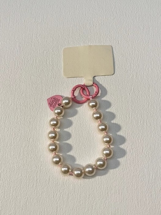 Брелок-подвеска для телефона iLikeGift «Heart charm», white 