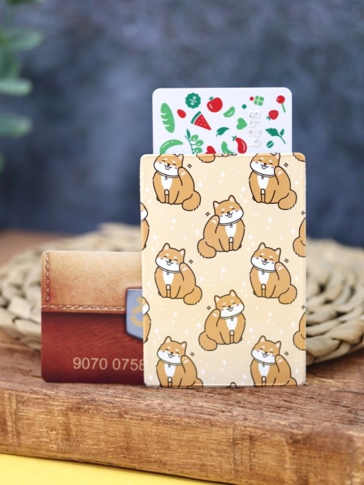 Держатель для карт Аниме «Many shiba inu» (6,5 х 9,5 см) 