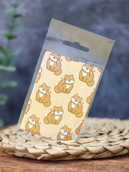 Держатель для карт Аниме «Many shiba inu» (6,5 х 9,5 см) 