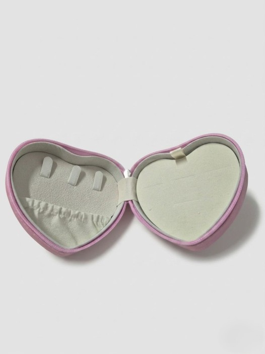 Шкатулка "Сердце", розовая 