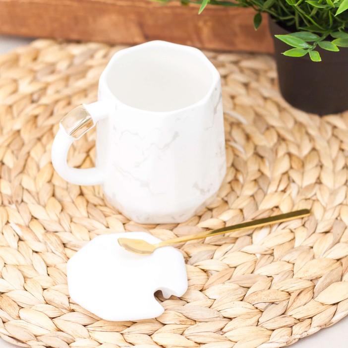 Кружка "Marmoreal" white (400 мл) 