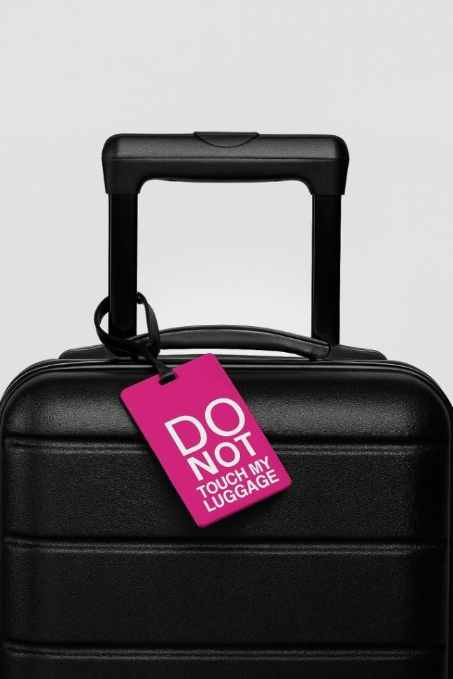 Бирка для багажа "Не трогай мой багаж"