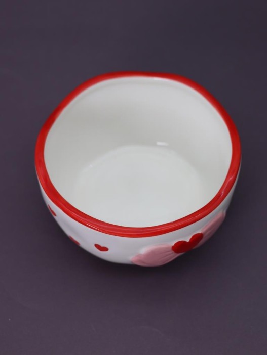 Тарелка глубокая керамическая «Heart bow», 445 ml 