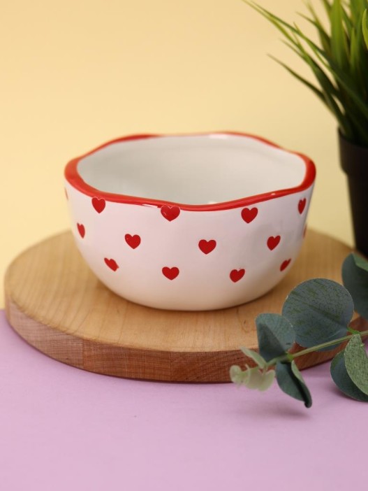 Тарелка глубокая керамическая «Heart bow», 445 ml 