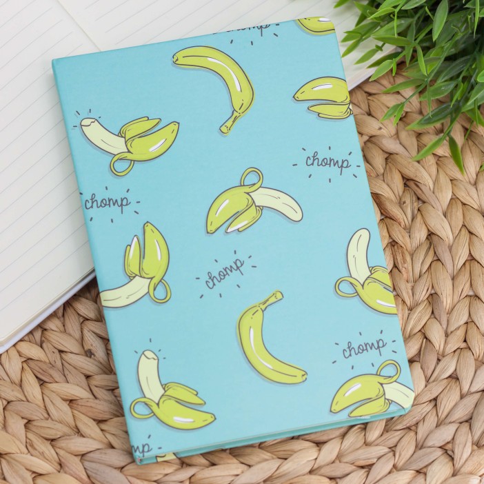 Блокнот (A5) &quot;Nosh banana&quot;, green (14.5*21) 