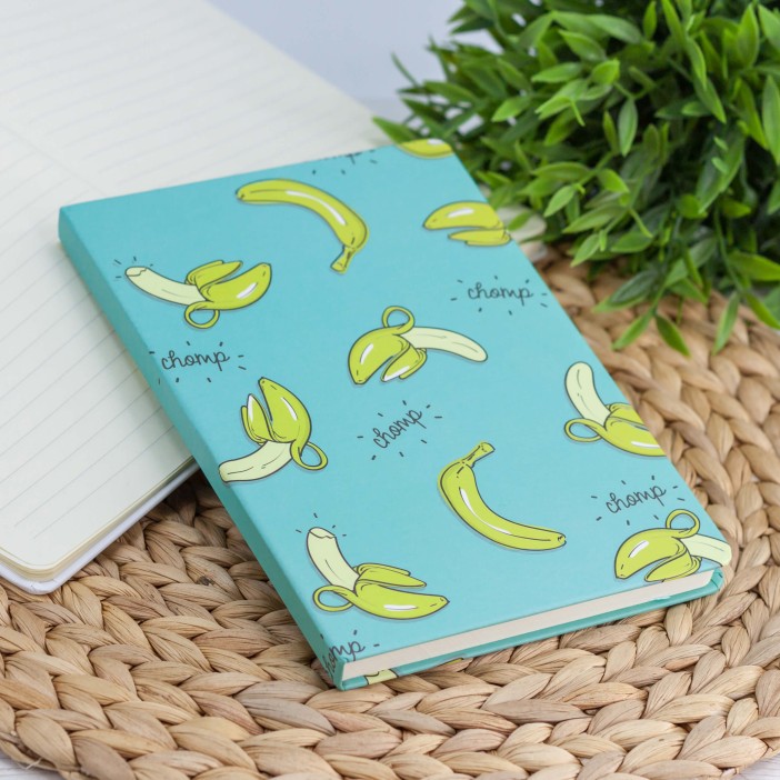 Блокнот (A5) "Nosh banana", green (14.5*21) 