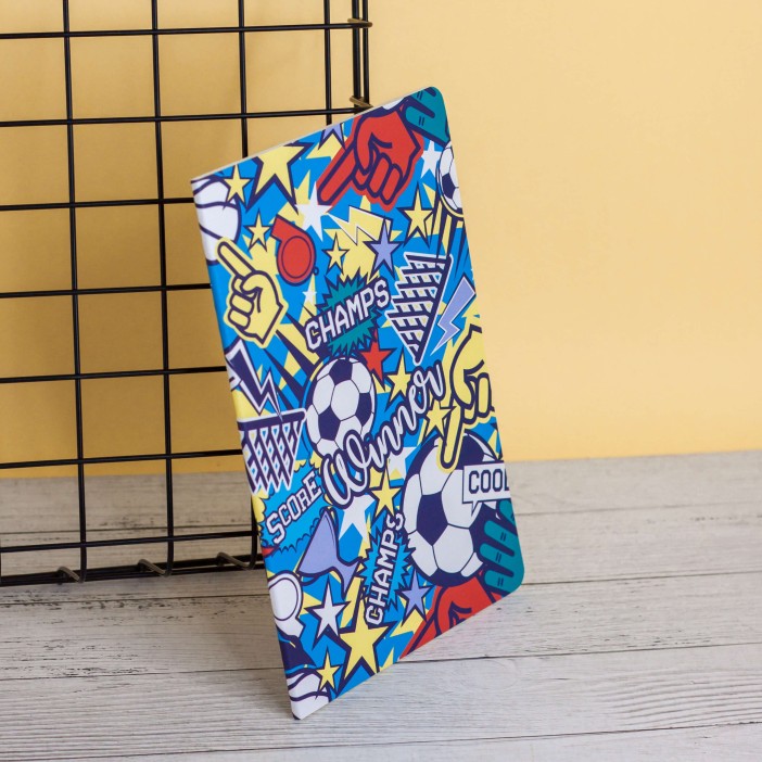 Тетрадь (A5) "Football champion", blue (13.5*20.5) 