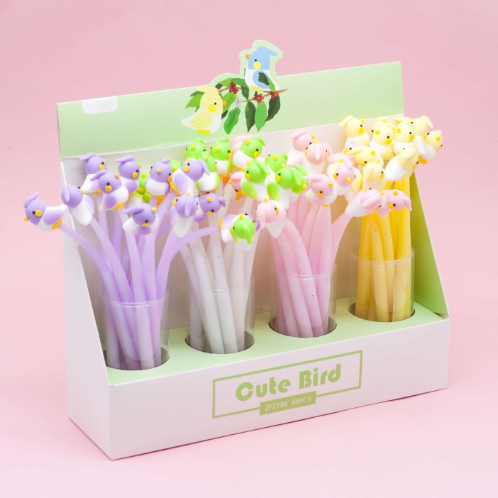 Ручка &quot;Cute bird&quot; mix, шоубокс 48шт. 