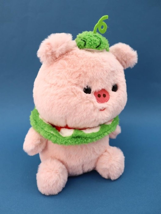 Мягкая игрушка &quot;Watermelon pig&quot;, pink, 21 см 