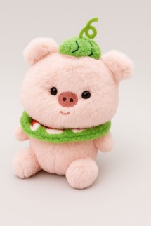 Мягкая игрушка "Watermelon pig", pink, 21 см