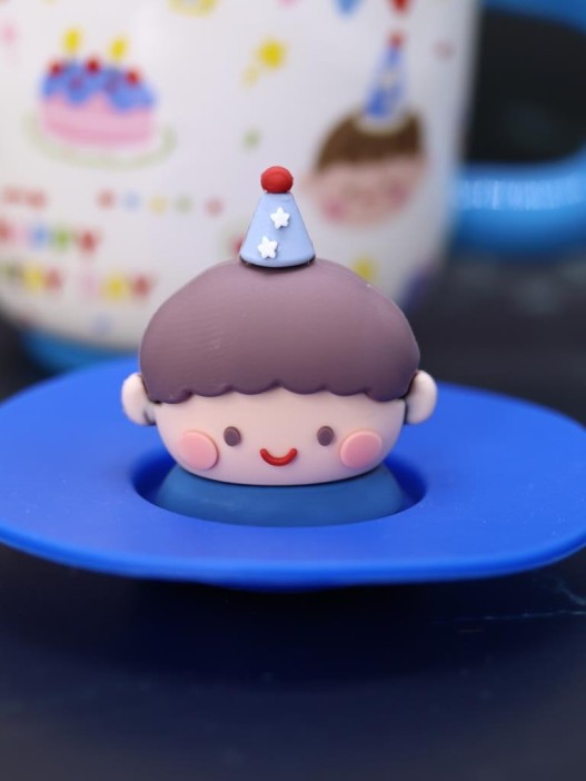 Кружка «Birthday party», blue (450 ml) 