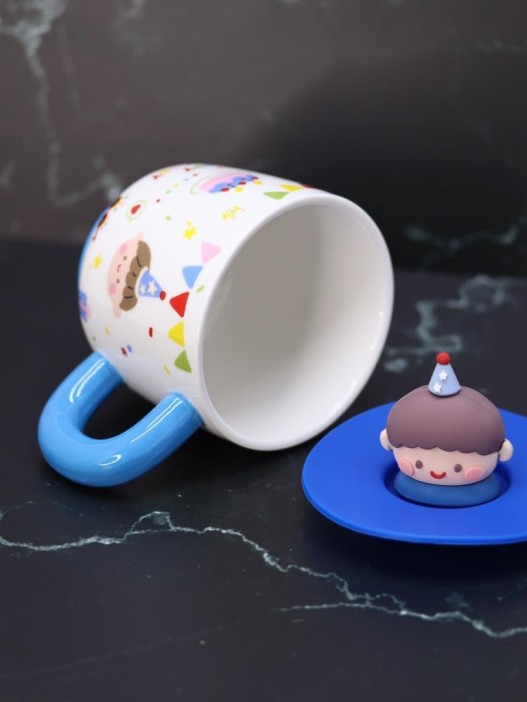 Кружка «Birthday party», blue (450 ml) 