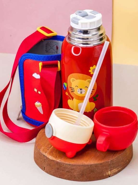 Термос "Color tiger", red (550 ml)