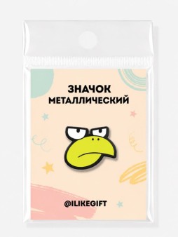 Значок металлический iLikeGift "Ястреб"