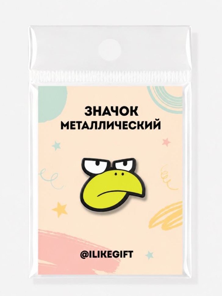 Значок металлический iLikeGift "Ястреб"