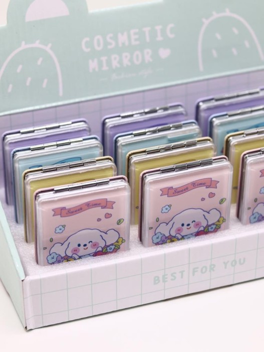 Набор зеркал &quot;Sweet Time the doggie&quot; шоу-бокс 12 шт. (4 цвета) 