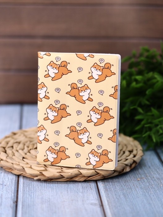 Обложка для паспорта Аниме «Many shiba inu love», плотность 600 мкм 