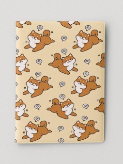 Обложка для паспорта Аниме «Many shiba inu love»