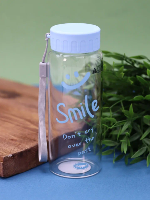 Спортивная бутылка «Smile!», blue (440 мл) 