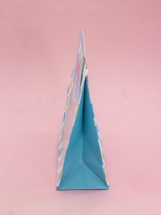 Пакет подарочный «Bag with a window», rainbow (17*18,5*8) 