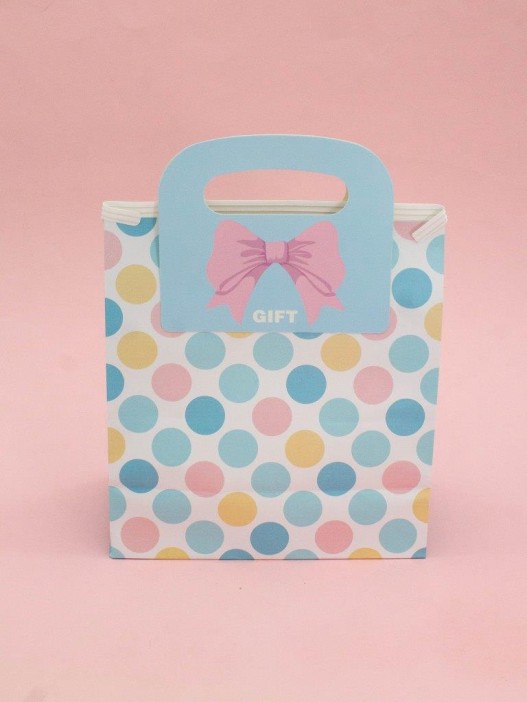 Пакет подарочный «Bag with a window», rainbow (17*18,5*8) 