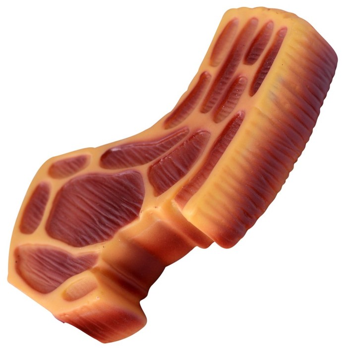 Игрушка для питомцев &quot;Стейк&quot; (13х7 см). 