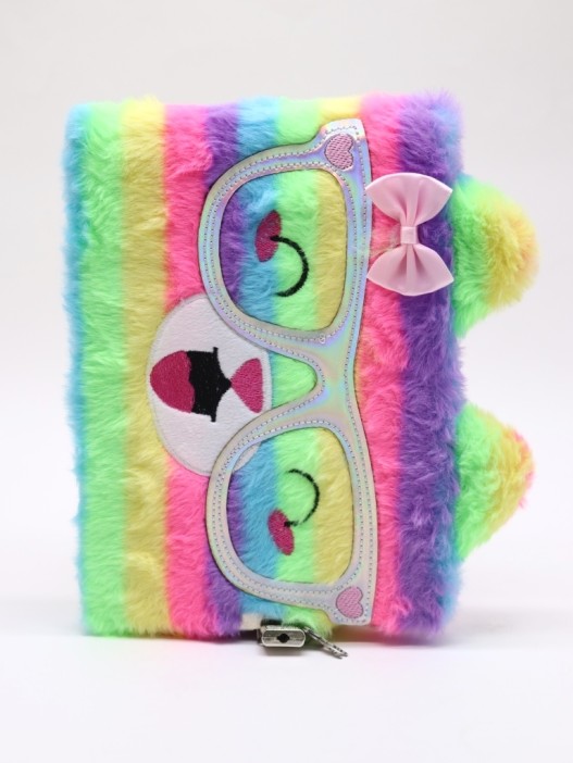 Блокнот плюшевый «Rainbow mood» (15*21 см) 